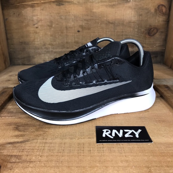NEW Nike Zoom Fly Black White - Picture 3 of 7